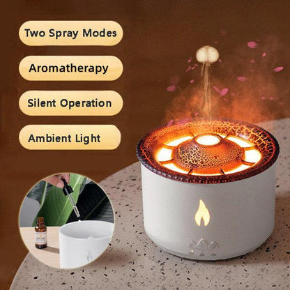 Volcano Jellyfish Aromatherapy Diffuser - Ultrasonic Humidifier - Lukoso