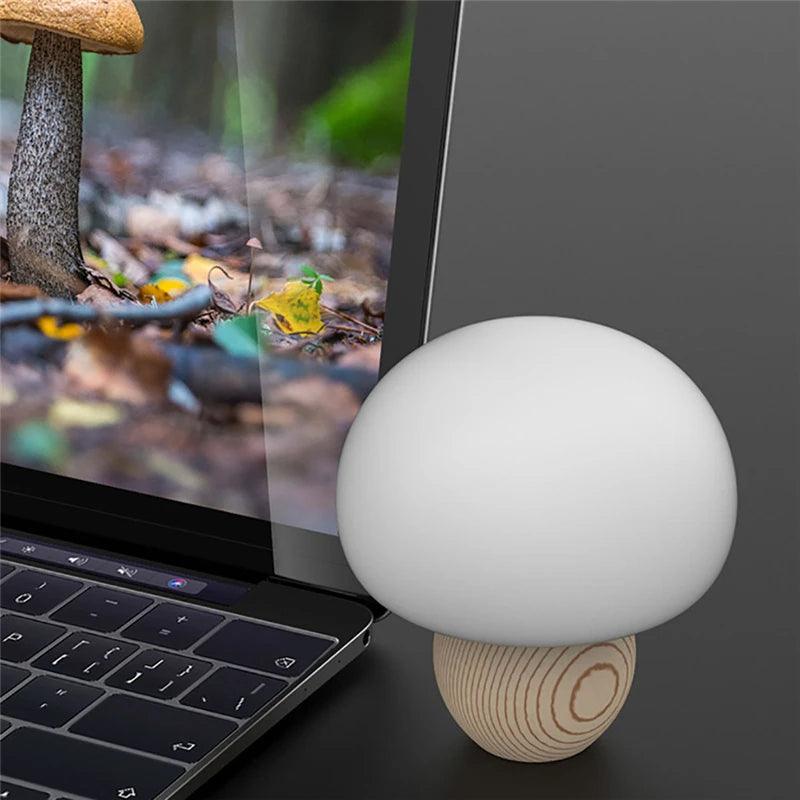 Adjustable Mushroom LED Night Light with Timer - Lukoso