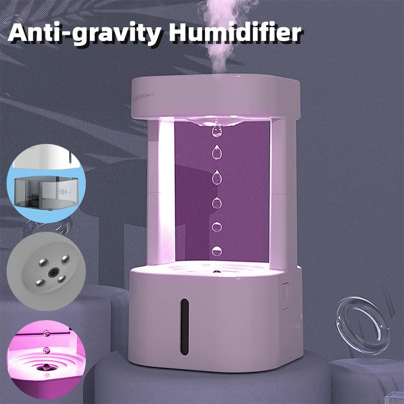 Anti-Gravity Water Drop Humidifier - Quiet 580ML Mist Spray for Home & Office - Lukoso