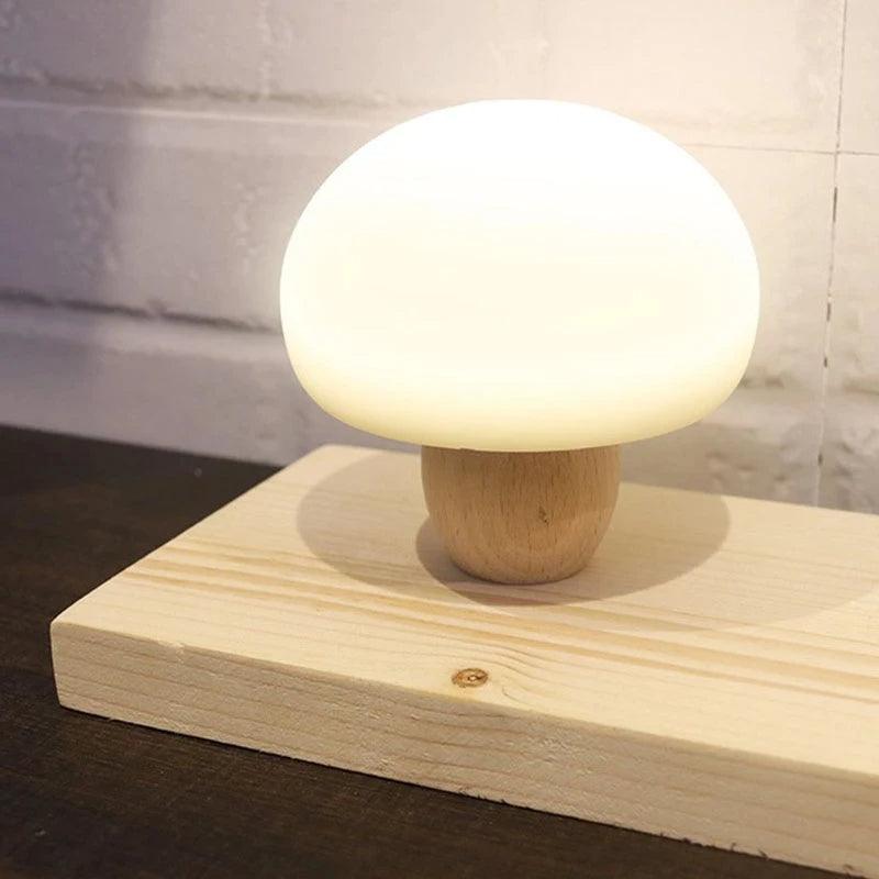 Adjustable Mushroom LED Night Light with Timer - Lukoso