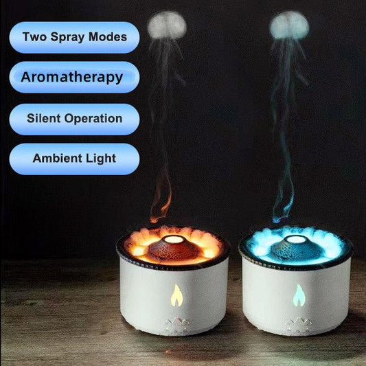 Volcano Jellyfish Aromatherapy Diffuser - Ultrasonic Humidifier - Lukoso