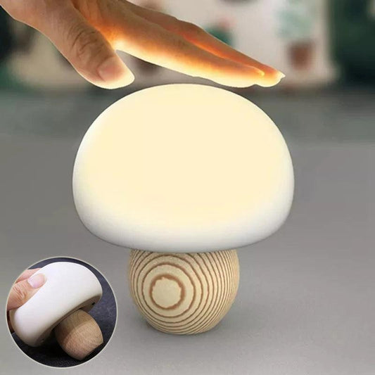 Adjustable Mushroom LED Night Light with Timer - Lukoso